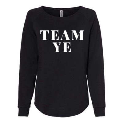 Team Ye Womens California Wash Sweatshirt