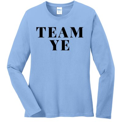 Team Ye Ladies Long Sleeve Shirt