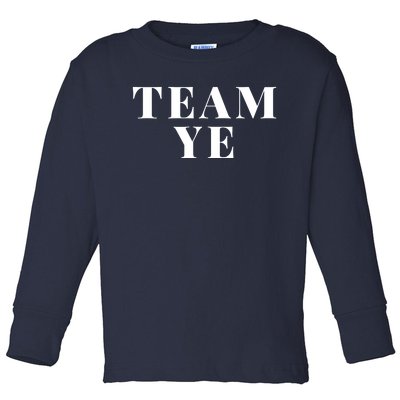 Team Ye Toddler Long Sleeve Shirt