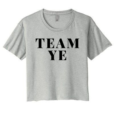 Team Ye Women's Crop Top Tee