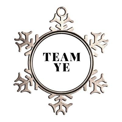 Team Ye Metallic Star Ornament