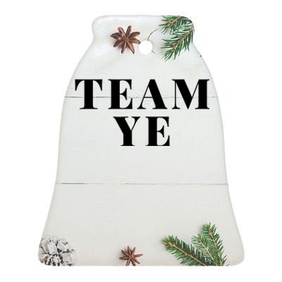 Team Ye Ceramic Bell Ornament