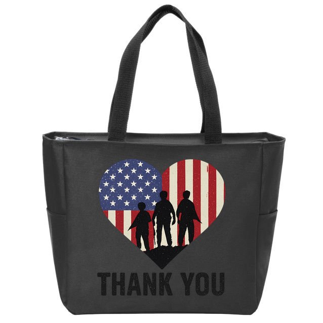 Thank You Zip Tote Bag