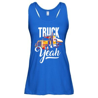 Truck Yeah Truckers Truck Driver Freedom Meme Cool Gift Ladies Essential Flowy Tank