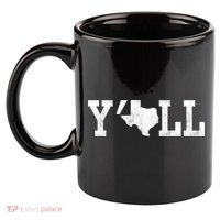 Texas Y'all 11oz C Handle Ceramic Mug
