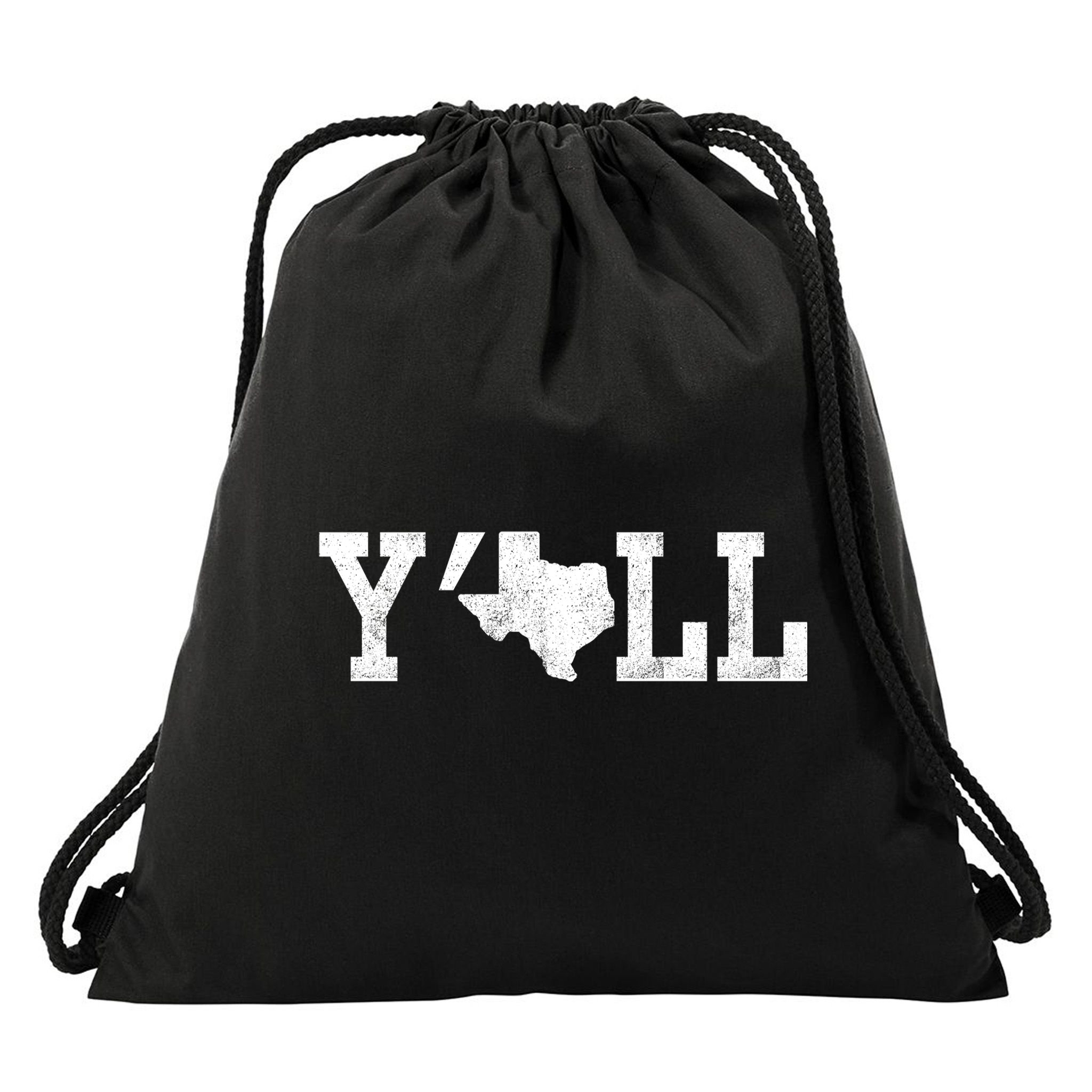 Texas Y'all Drawstring Bag