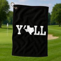 Texas Y'all Golf Towel