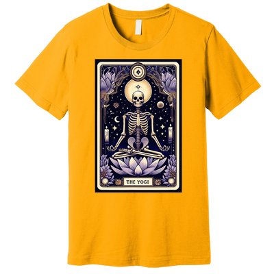 The Yogi Tarot Card Yoga Skeleton Premium T-Shirt