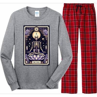 The Yogi Tarot Card Yoga Skeleton Long Sleeve Pajama Set