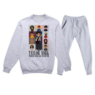 Taylor York Premium Crewneck Sweatsuit Set