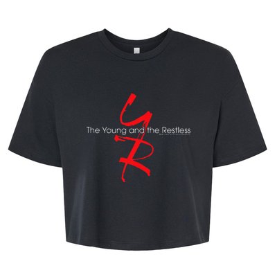 The Young & The Restless Full Color Logo Bella+Canvas Jersey Crop Tee