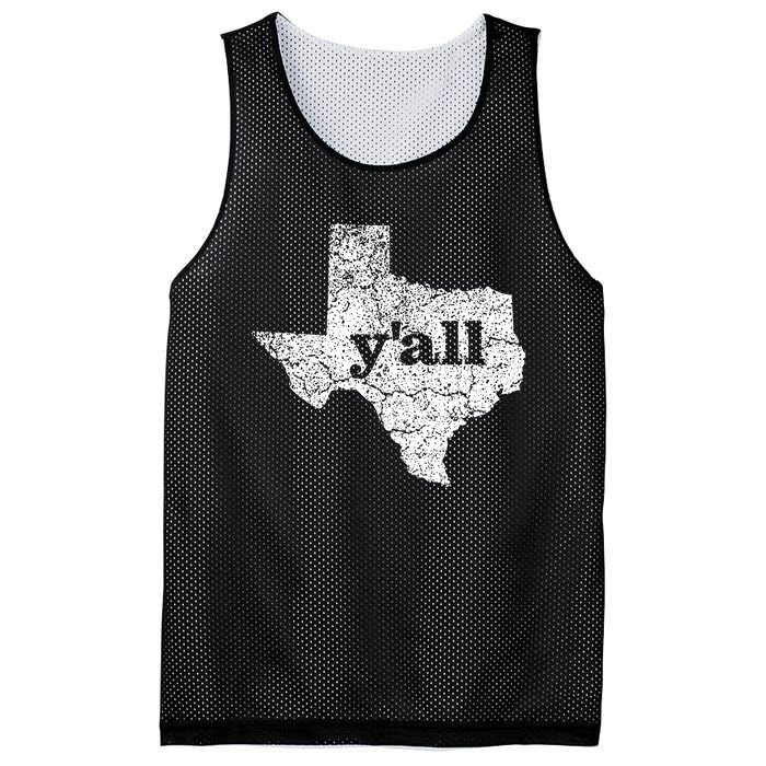 Texas Yall Texas State Map Vintage Yall Mesh Reversible Basketball Jersey Tank