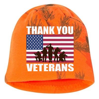 Thank You US Veterans Day Memorial Day Kati - Camo Knit Beanie