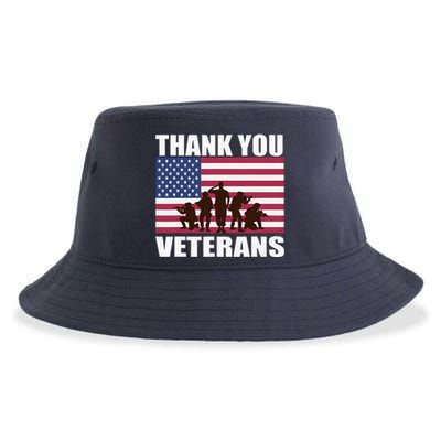 Thank You US Veterans Day Memorial Day Sustainable Bucket Hat