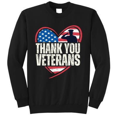 Thank You Veterans Day Memorial Day Partiotic Military Usa Sweatshirt