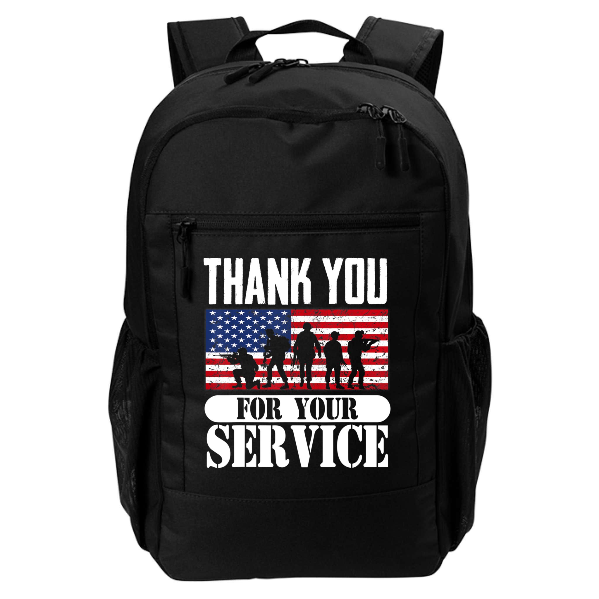 Thank You Veterans American Flag Patriotic Memorial Day Backpack