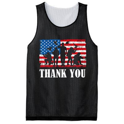 Thank You! Veterans Day & Memorial Day Partiotic Military Mesh Reversible Basketball Jersey Tank