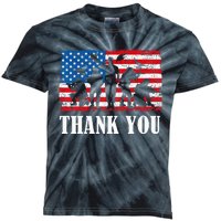 Thank You! Veterans Day & Memorial Day Partiotic Military Kids Tie-Dye T-Shirt