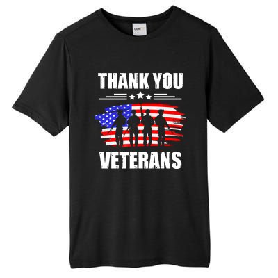 Thank You Veterans Day Day Memorial Dad Brothers Sisters Gift Tall Fusion ChromaSoft Performance T-Shirt