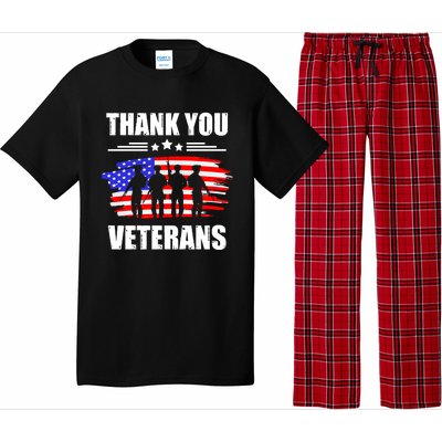 Thank You Veterans Day Day Memorial Dad Brothers Sisters Gift Pajama Set