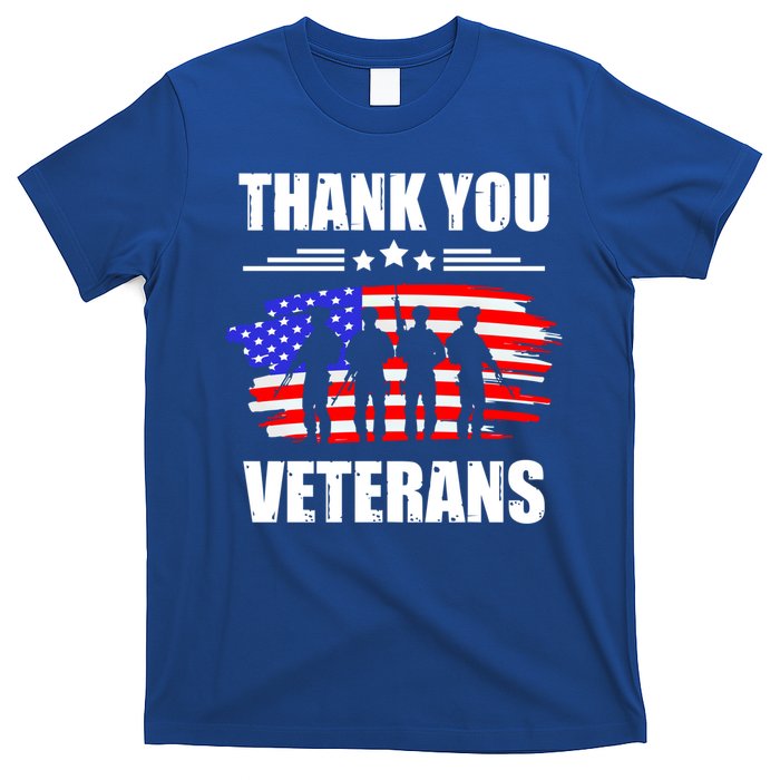 Thank You Veterans Day Day Memorial Dad Brothers Sisters Gift T-Shirt