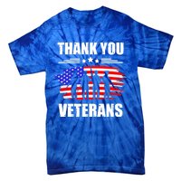 Thank You Veterans Day Day Memorial Dad Brothers Sisters Gift Tie-Dye T-Shirt