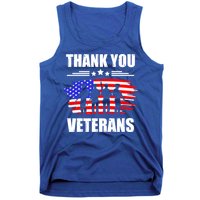 Thank You Veterans Day Day Memorial Dad Brothers Sisters Gift Tank Top