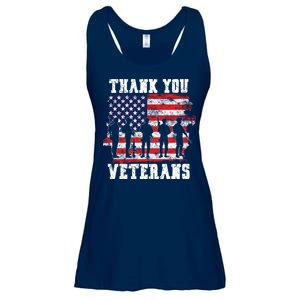 Thank You Veterans For Veterans Day Ladies Essential Flowy Tank