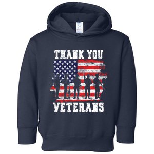 Thank You Veterans For Veterans Day Toddler Hoodie