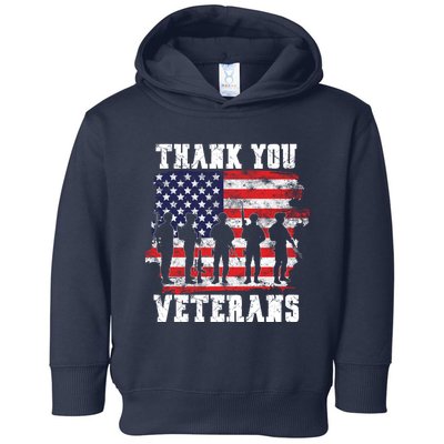 Thank You Veterans For Veterans Day Toddler Hoodie