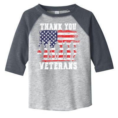 Thank You Veterans For Veterans Day Toddler Fine Jersey T-Shirt