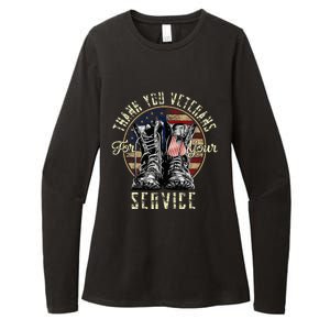 Thank You Veterans For Your Service Veterans Day Womens CVC Long Sleeve Shirt