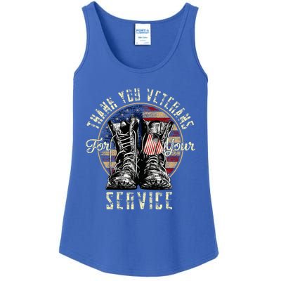 Thank You Veterans For Your Service Veterans Day Ladies Essential Tank