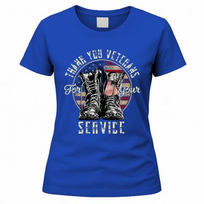 Thank You Veterans For Your Service Veterans Day Women's T-Shirt