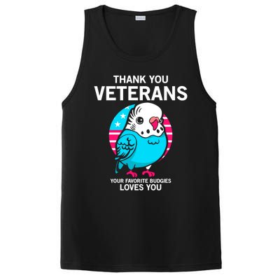 Thank You Veterans Gift Your Favorite Budgies Loves You Gift PosiCharge Competitor Tank