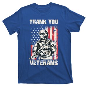 Thank You Veterans Memorial Day Veterans Day Gift T-Shirt