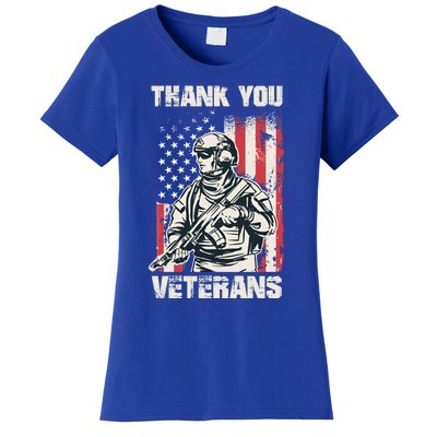 Thank You Veterans Memorial Day Veterans Day Gift Women's T-Shirt