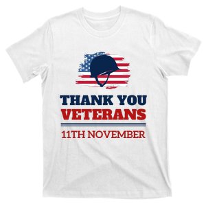 Thank You Veterans Day 11th November T-Shirt