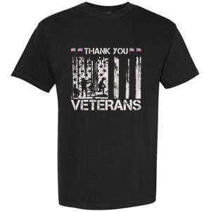 Thank You Veterans Memorial Day American Flag Great Gift Garment-Dyed Heavyweight T-Shirt