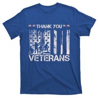 Thank You Veterans Memorial Day American Flag Great Gift T-Shirt