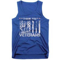 Thank You Veterans Memorial Day American Flag Great Gift Tank Top