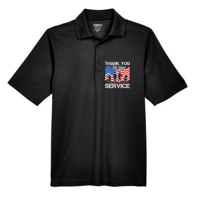 Thank You Veterans For Your Service Veterans Day Men's Origin Performance Pique Polo