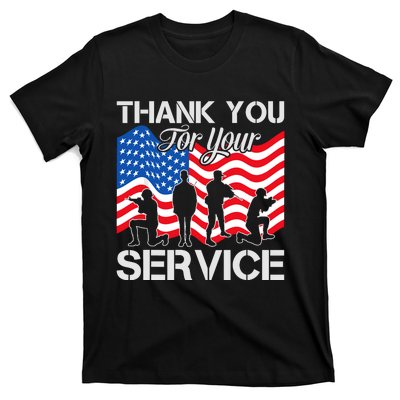 Thank You Veterans For Your Service Veterans Day T-Shirt