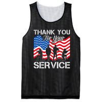 Thank You Veterans For Your Service Veterans Day Mesh Reversible Basketball Jersey Tank