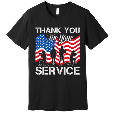 Thank You Veterans For Your Service Veterans Day Premium T-Shirt