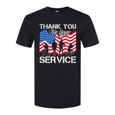 Thank You Veterans For Your Service Veterans Day Softstyle CVC T-Shirt