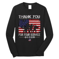 Thank You Veterans For Your Service Veterans Day Long Sleeve Shirt