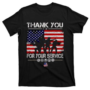 Thank You Veterans For Your Service Veterans Day T-Shirt