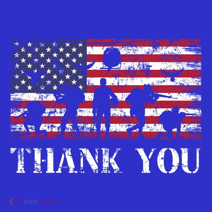 Thank You! Veterans Day And Memorial Day Partiotic Military Gift Kids T-Shirt