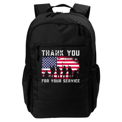 Thank You Veterans For Your Service Veterans Day Daily Commute Backpack